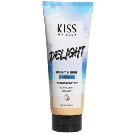 Kiss My Body,Kiss My Body Bright & Shine Perfume Lotion SPF30 PA+++,Bright & Shine Perfume Lotion SPF30 PA+++,โลชั่นน้ำหอม,โลชั่น,Lotion